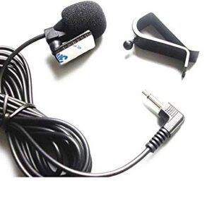 Car Microphone 2.5 mm Mic Compatible for Pioneer AVH-2400NEX,AVH-1400NEX,AVH-201EX,AVH-200EX,MVH210EX,AVH-4200NEX,AVH-2500NEX,AVH-290bt,AVH-x390bs,AVH-X2800BS Car Stereo CD DVD Player Radio Navigation