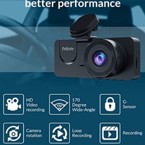 3 Channel Dash Cam Front and Rear Inside,1080P Full HD 170 Deg Wide Angle Dashboard Camera with 32GB SD Card,2.0 inch IPS Screen,Built in IR Night Vision,G-Sensor,Parking Mode,Loop Recording