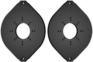 speaker adapters for tweeters fits ford and mazda – 1.25″ cutout – sak020_125-1 pair