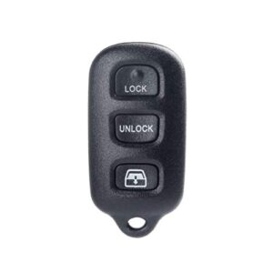 ANGLEWIDE Car Key Fob Keyless Entry Remote Replacement for 04-10 for Toyota 4Runner Sequoia (FCC HYQ1512P) 4 Buttons 1pad