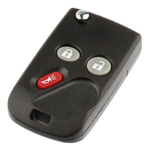 Flip Key Fob Remote fits Buick Rainier / Chevy Trailblazer / GMC Envoy / Isuzu Ascender / Oldsmobile Bravada (15008008)