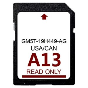 2022 updated a13 navigation car gps sd card,compatible with lincoln&fordt including the latested usa/canada new maps