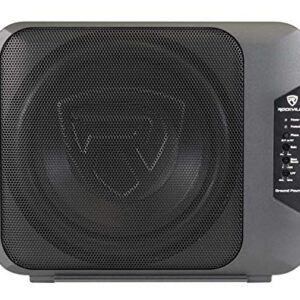 Rockville Ground Pounder 800w Powered Dual 10" Car Subwoofer/Aluminum Enclosure