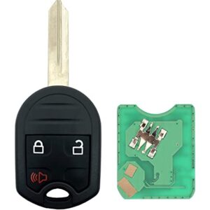 Keyless Remote Car Key Fob Fit for Ford F-150 2004-2014 F-250 F-350 2004-2016 F-450 Flex 2009-2017 Explorer 2001-2015 Escape Ranger 2001-2011 Fusion Econoline Mercury CWTWB1U793 (Black)