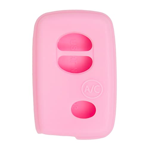 Keyless2Go Replacement for New Silicone Cover Protective Case for Smart Prox Keys with FCC HYQ14AAB - Pink