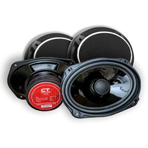 CT Sounds Strato 6x9” 320 Watt 2-Way Weatherproof Coaxial Car Speakers, Pair