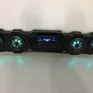 SD PIONEER1KRGB - Pioneer 1000 Stereo Radio System BT UTV Side by Side Color Changing Lights