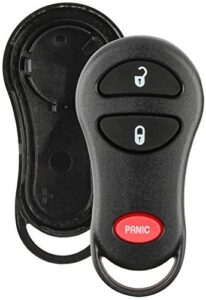 discount keyless replacement shell case and button pad compatible with gq43vt9t, gq43vt13t, gq43vt17t