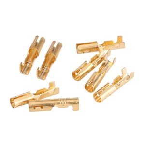 VGEBY 40Pcs 3.5mm Brass Male Female Bullet Terminals Wire Connector with Insulation Covers for Car Truck Motorcycle Bullet Connectors 3.5 Mm