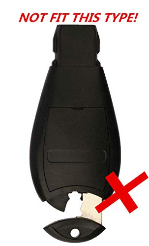 KAWIHEN Key Fob Skin Replacement for 2008-2015 Town and Country 2008-2019 Dodge Grand Caravan IYZ-C01C M3N5WY783X 56046708AB