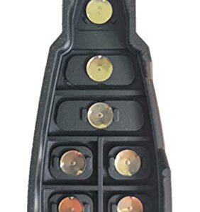 KAWIHEN Key Fob Skin Replacement for 2008-2015 Town and Country 2008-2019 Dodge Grand Caravan IYZ-C01C M3N5WY783X 56046708AB