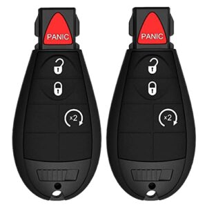 key fob replacement keyless entry remote fits for dodge ram 1500 2500 3500 truck pickup 2009-2012, dodge magnum, charger, journey, challenger, grand caravan, jee p grand cherokee, commander