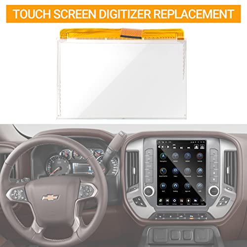 Tutor Auto New 8' 55 Pin Touch Screen Digitizer Replacement for MYLINK Raido Navigation Compatible with 2015-2018 Chevrolet Silverado Suburban Tahoe & GMC Yukon Sierra Replace DJ080PA-01A