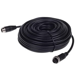 fookoo 5 meter/16ft 4-pin extended cable for wired backup camera (d4p5m)