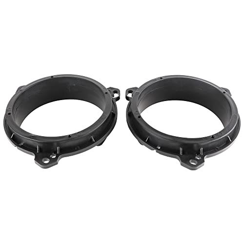 RED WOLF Door Speaker Adapter Spacer Ring 6.5/6.75 Inch Replacement for Toyota 1998-2015, Lexus 1999-2015, Scion 2004-2014 Aftermarket Speaker Adapter Bracket Mount 1 Pair