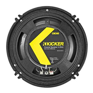 KICKER (2) 46CSC654 6.5" 300w Car Audio Speakers+(2) 46CSC464 4x6 300w Speakers