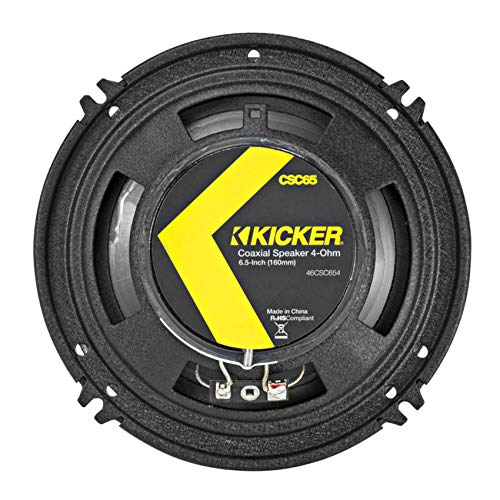 KICKER (2) 46CSC654 6.5" 300w Car Audio Speakers+(2) 46CSC464 4x6 300w Speakers