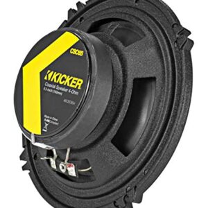 KICKER (2) 46CSC654 6.5" 300w Car Audio Speakers+(2) 46CSC464 4x6 300w Speakers