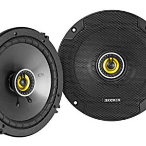 KICKER (2) 46CSC654 6.5" 300w Car Audio Speakers+(2) 46CSC464 4x6 300w Speakers