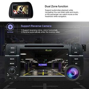 SWTNVIN Car Stereo Radio Compatible with BMW 3 Series 1999 2000 2001 2002 2003 2004(E46) Rover75 MG ZT Android 11 Octa-Core 2G RAM 32G ROM 7 Inch HD Support BT5.0 Wifi GPS TPMS Steering Wheel DVD Play