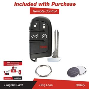 KeylessOption Keyless Entry Remote Car Smart Key Fob Starter for Dodge Dart Charger Challenger M3N-40821302