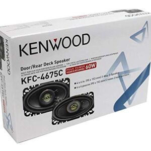 Kenwood KFC-4675C 60-Watt 4-Inch x 6-Inch Two-Way Speaker System