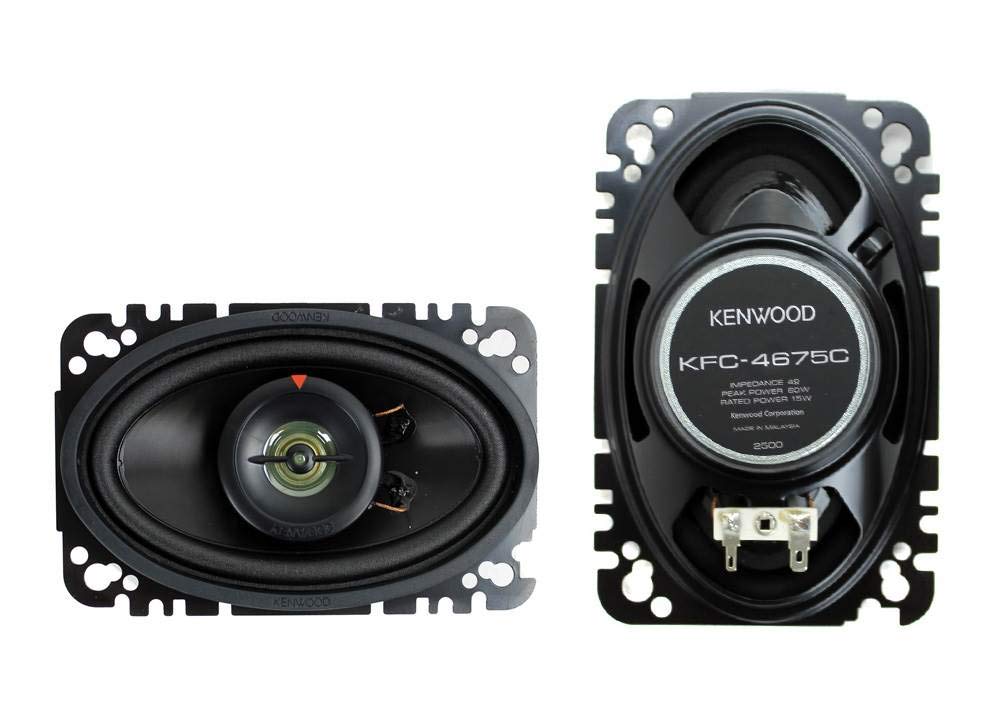 Kenwood KFC-4675C 60-Watt 4-Inch x 6-Inch Two-Way Speaker System