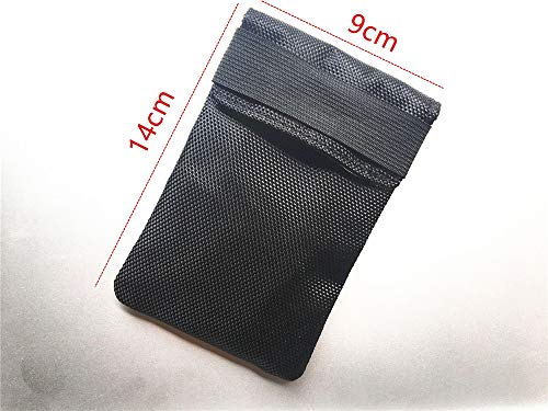 Faraday Bag for Key Fob,Faraday Cage Protector - Car RFID Signal Blocking, Anti-Theft Pouch, Anti-Hacking Case Blocker,Executive Privacy, Travel Security,2 Pack