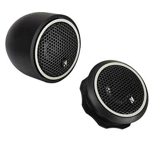 KICKER 46CST204 CS-Series CST20 .75-inch (20mm) Tweeters with Crossovers, 4-Ohm (Pair)