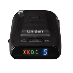 Uniden DFR3 Long Range Laser/Radar Detector with 360 Degree Protection, 3 Modes, Highway/City/City 1 Modes, Easy to Read ICON Display with Numeric Signal Strength Counter