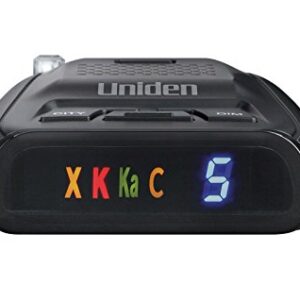 Uniden DFR3 Long Range Laser/Radar Detector with 360 Degree Protection, 3 Modes, Highway/City/City 1 Modes, Easy to Read ICON Display with Numeric Signal Strength Counter