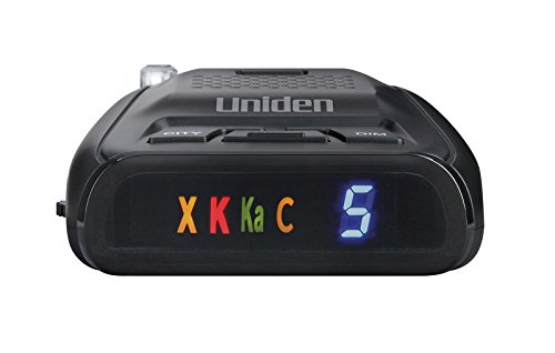 Uniden DFR3 Long Range Laser/Radar Detector with 360 Degree Protection, 3 Modes, Highway/City/City 1 Modes, Easy to Read ICON Display with Numeric Signal Strength Counter