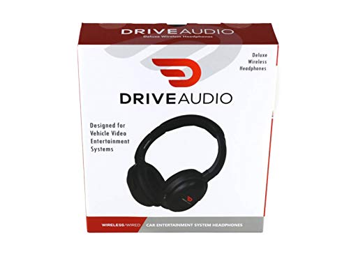 DRIVE AUDIO Compatible with uConnect VES Dodge Grand Caravan & Chrysler Town & Country & Jeep Wireless Headphones (2 Pack) OEM Car Headsets 2006 2007 2012 2014 2015 2016 2017 2018 2019 2020 2021 2022