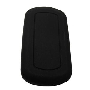 Keyless Entry Remote Key Fob Skin Cover Protective Silicone Rubber key Jacket Protector for Land Rover Discovery LR3 Range Rover Sport (Black)
