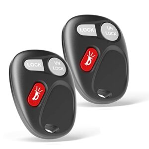 Car Keyless Entry fit for 1999-2002 GMC Sierra Sonoma Yukon Chevy Silverado Suburban Tahoe FCCID: 15732803 KOBUT1BT self-Programming (Pack of 2)