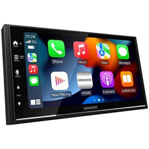 KENWOOD DMX7709S 6.8-Inch Capacitive Touch Screen, Car Stereo, CarPlay and Android Auto, Bluetooth, AM/FM Radio, MP3 Player, USB Port, Double DIN, 13-Band EQ, SiriusXM