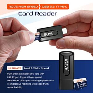 ROVE R2-4K Dash Cam | Hardwire Kit | 512GB Micro SD Card