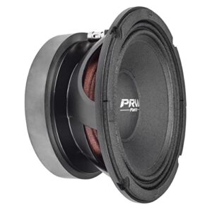 prv audio 6.5 inch midbass speaker 6mb550ft 8 ohm loudspeaker with 550 watts program power, 275 watts rms power, pro audio mid bass loudspeaker (single)