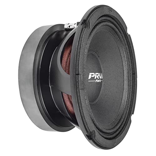 PRV AUDIO 6.5 Inch Midbass Speaker 6MB550FT 8 Ohm Loudspeaker with 550 Watts Program Power, 275 Watts RMS Power, Pro Audio Mid Bass Loudspeaker (Single)