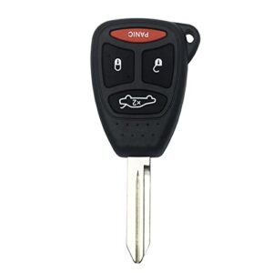 Keyless Entry Remote Car Key Fob Replacement for Chrysler 300 05-2007/ Aspen 07-09/ Durango 07-2009/ Dodge Charger 06-2007/ Jeep Commander 06-2007/ Grand Cherokee 05-07 KOBDT04A OHT692427AA (2 Pack)