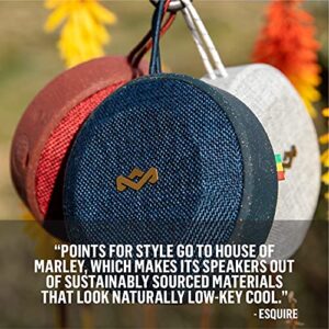 House of Marley No Bounds: Waterproof Speaker with Wireless Bluetooth Connectivity, 10 Hours of Indoor/Outdoor Playtime, and Sustainable Materials, Black