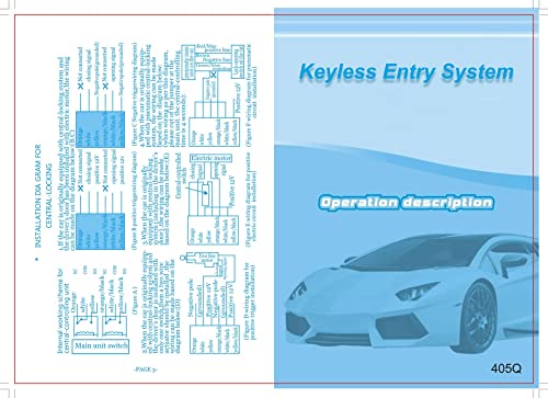 Keyless Entry car, Aiuphing Universal Remote Door Lock kit,Car Remote Central Locking Kit,Vehicle Door Lock Anti-Theft System with 2 Remote Controllers