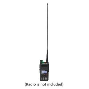 Radioddity RD-332 14.96in SMA-Male High Gain Antenna for Radioddity GM-30 GD-77 GD-77S VHF/UHF 136-174/400-470MHz Dual Band Handheld Radio