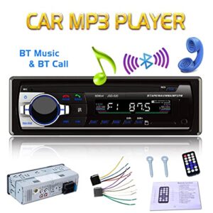 eaglerich 12v car stereo fm radio mp3 audio player built in bluetooth phone with usb sd mmc port car radio bluetooth in-dash 1 din iso connector