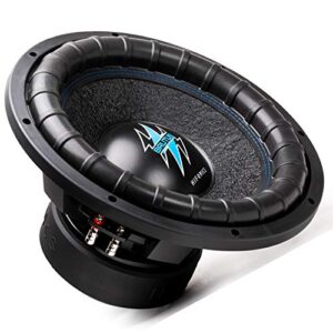 Hifonics BRW12D4 2000 Watts 12 Inch Brutus Car Audio Subwoofer with Heavy Gauge, Powder Coated, Aluminum Die-Cast Basket, Dual 70 Oz Magnet, 3 Inches Voice Coil - Dual 4 Ohm - 12 in