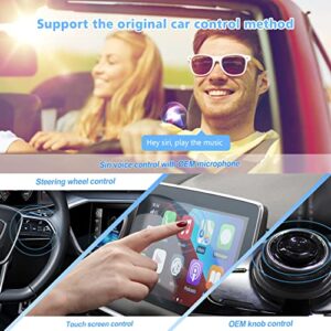 OTTOCAST Wireless CarPlay Adapter 2022 Speed Fastest Apple Wireless CarPlay Dongle Plug & Play 5Ghz WiFi Auto Connect No Delay Online Update, U2-AIR for OEM Wired CarPlay Cars Model Year After 2016