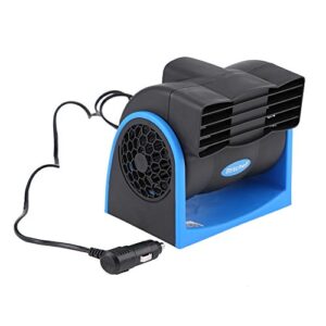 12v car auto cooling fan, car vehicle electric cooling fan auto mini adjustable speed silent air cooler