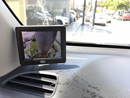 3.5'' Inch TFT LCD Car Color Rear View Monitor Screen for Parking Rear View Backup Camera with 2 Optional Bracket