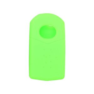 SEGADEN Silicone Cover Protector Case Holder Skin Jacket Compatible with MAZDA 3 Button Flip Remote Key Fob CV9530 Light Green