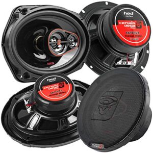 cerwin vega h7653 6.5″ and h7693 6″ x 9″ 3-way coaxial speakers 4 ohm pack